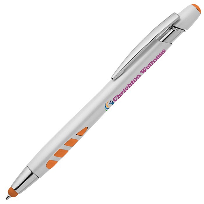 Custom Marquee Stylus Pen - Pearlized - Full Colour