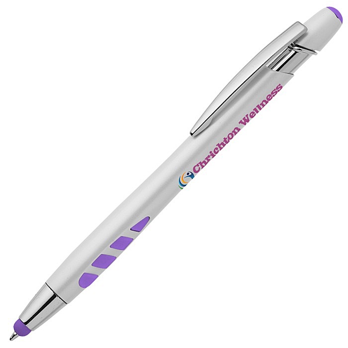 Custom Marquee Stylus Pen - Pearlized - Full Colour