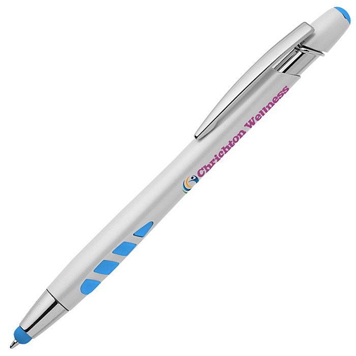 Custom Marquee Stylus Pen - Pearlized - Full Colour
