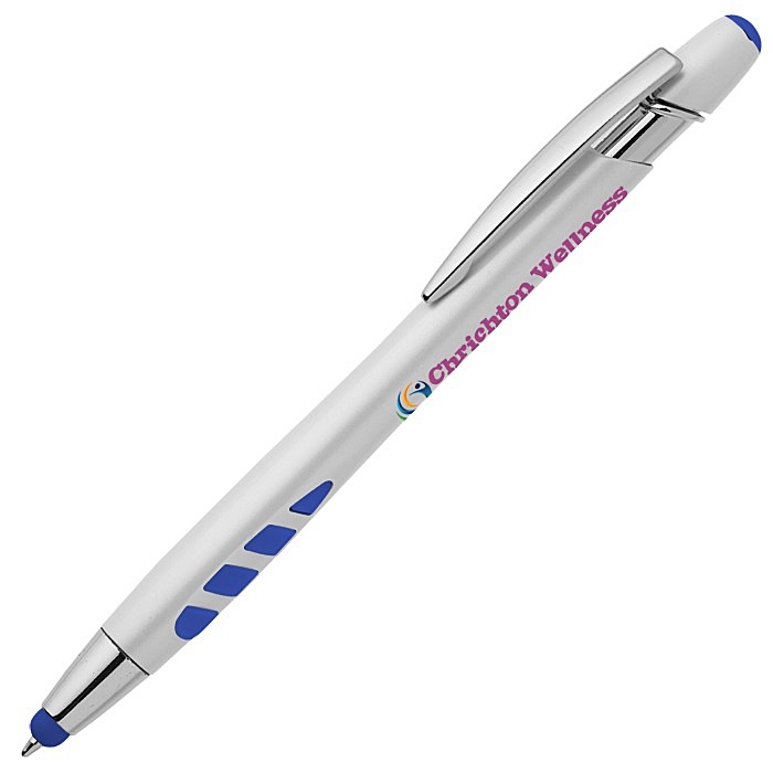 Custom Marquee Stylus Pen - Pearlized - Full Colour