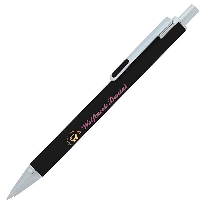 Custom Owen Soft Touch Metal Pen - Full Colour