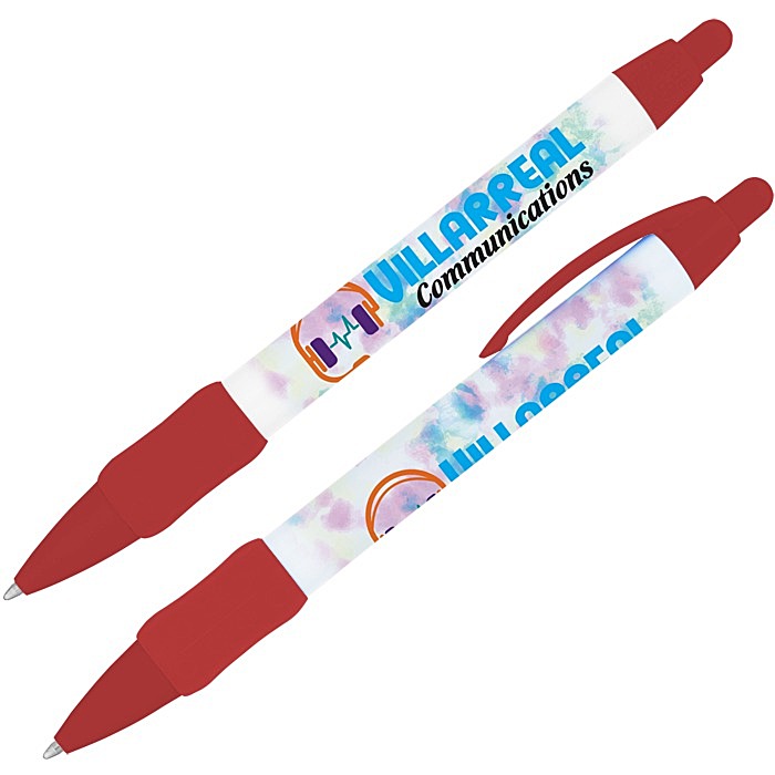 Custom Uni-Colour WideBody Pen with Grip - Full Colour