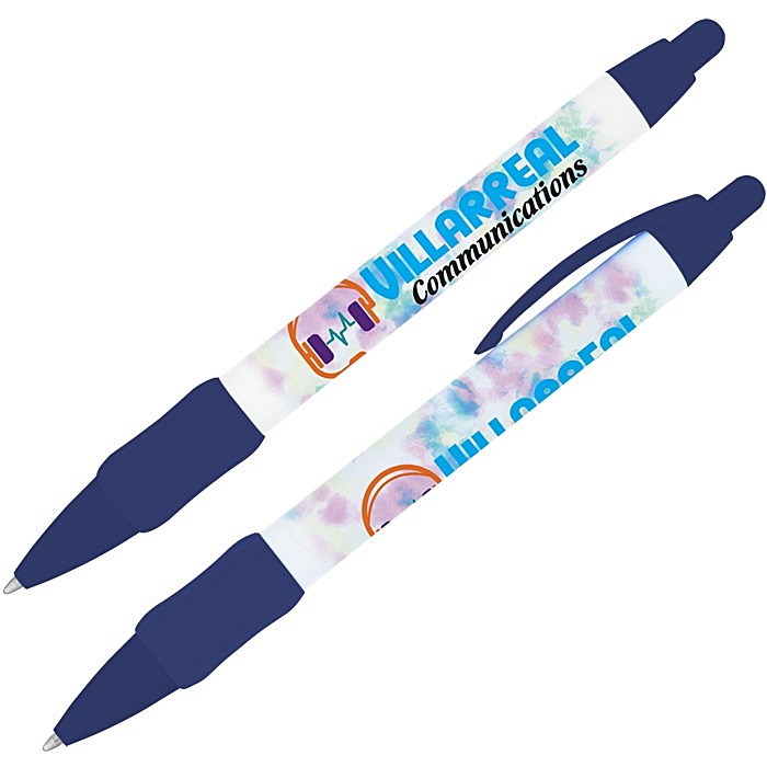 Custom Uni-Colour WideBody Pen with Grip - Full Colour