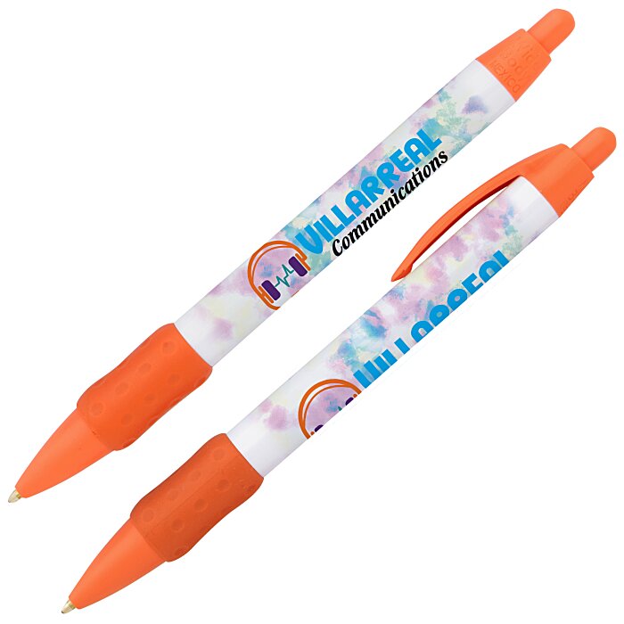 Custom Uni-Colour WideBody Pen with Grip - Full Colour