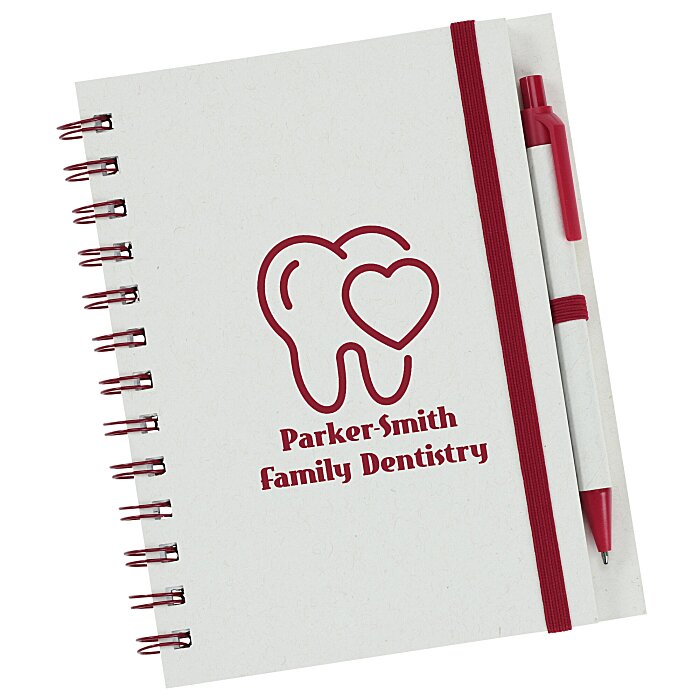 Custom Crate Spiral Notebook with Pen