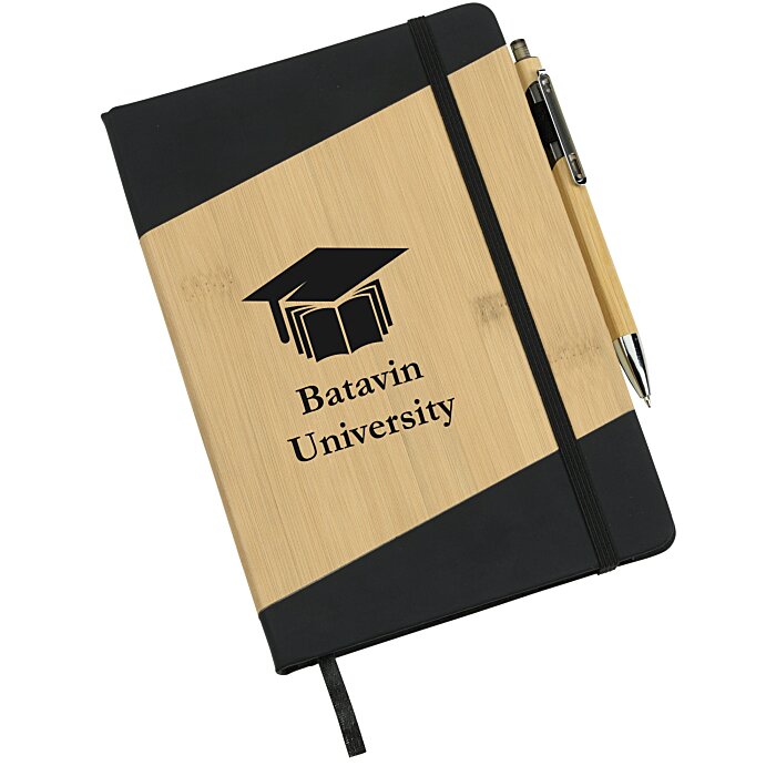 Custom Sunray Notebook with Pen