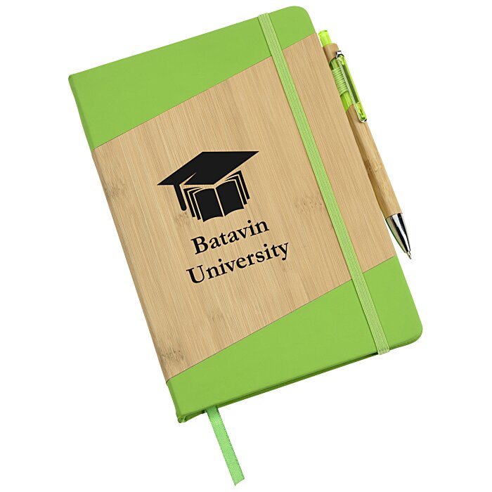 Custom Sunray Notebook with Pen