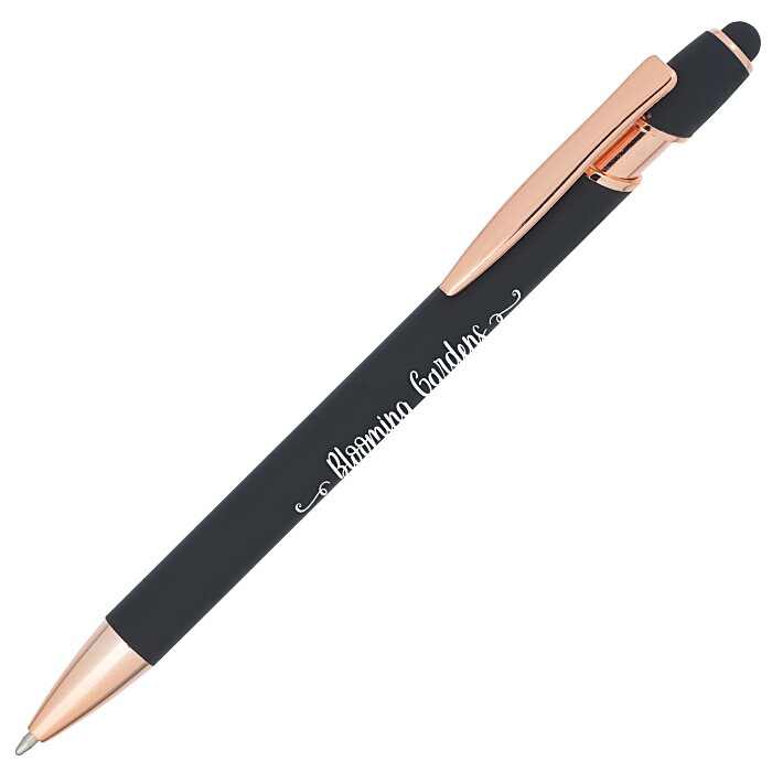Custom Athens Soft Touch Stylus Metal Pen