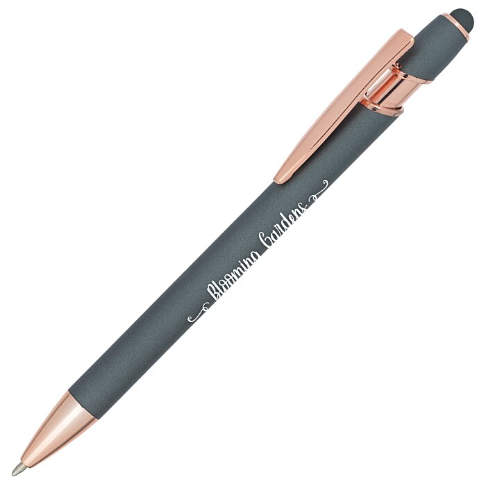 Custom Athens Soft Touch Stylus Metal Pen