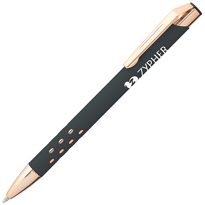 Custom Souvenir Armor Soft Touch Metal Pen - Rose Gold