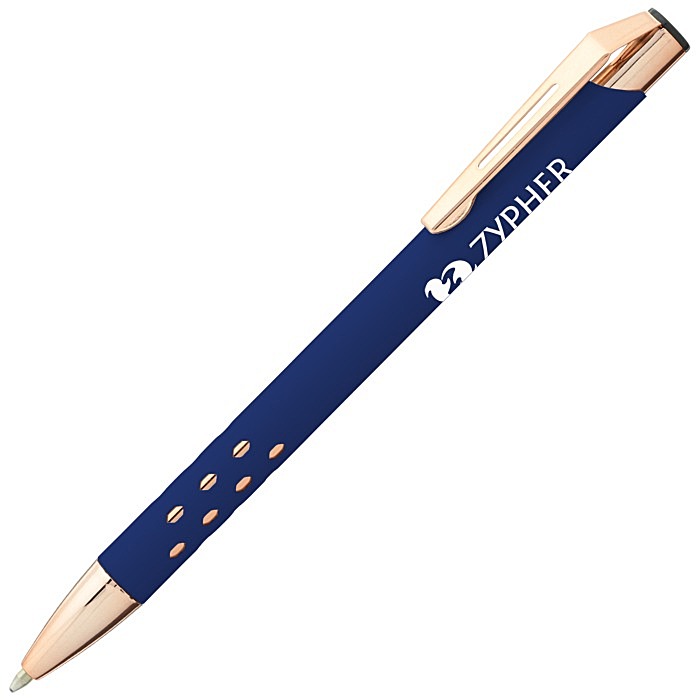Custom Souvenir Armor Soft Touch Metal Pen - Rose Gold