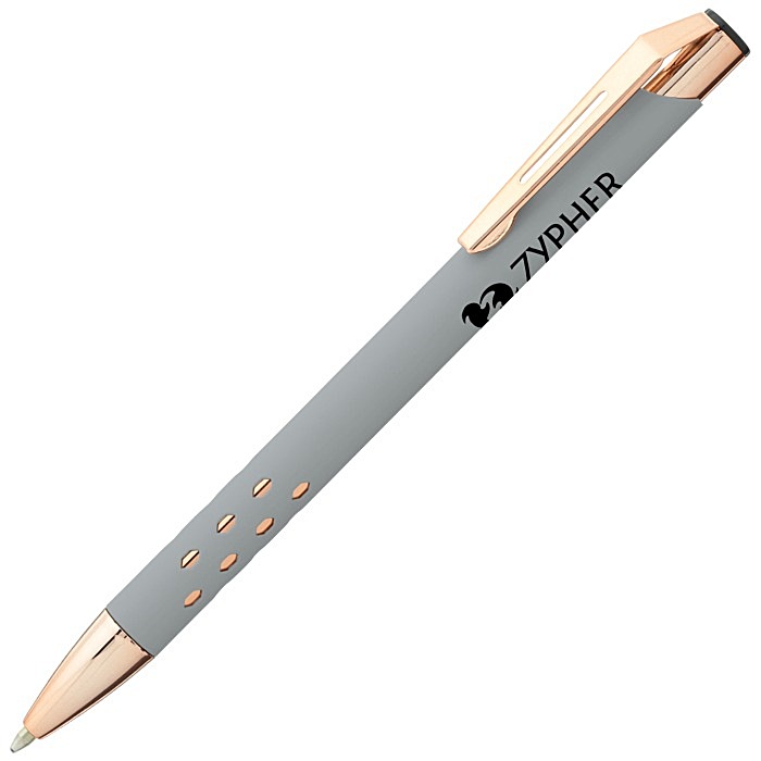 Custom Souvenir Armor Soft Touch Metal Pen - Rose Gold