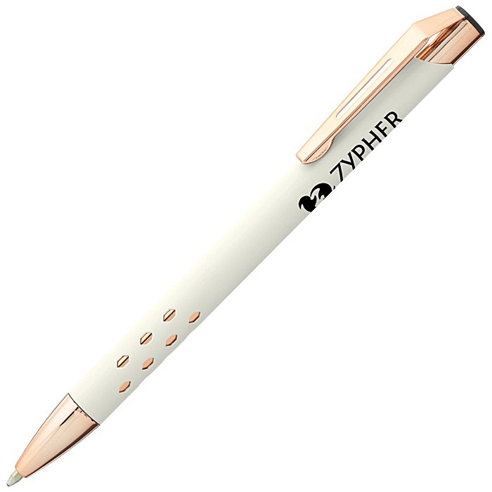 Custom Souvenir Armor Soft Touch Metal Pen - Rose Gold