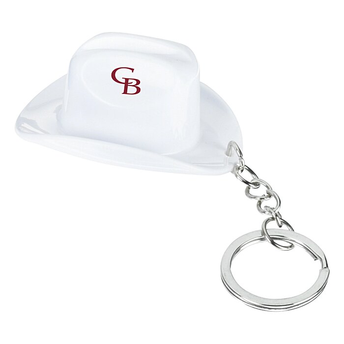Custom Cowboy Hat Bottle Opener Keychain