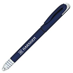 Custom Pacifica Soft Touch Stylus Spinner Gel Pen
