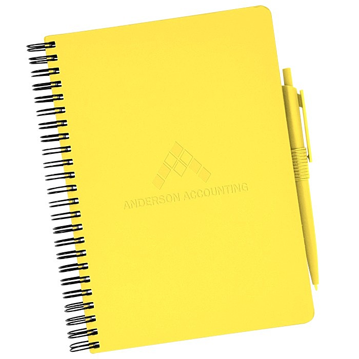 Custom Neoskin Torres Spiral Notebook with Pen