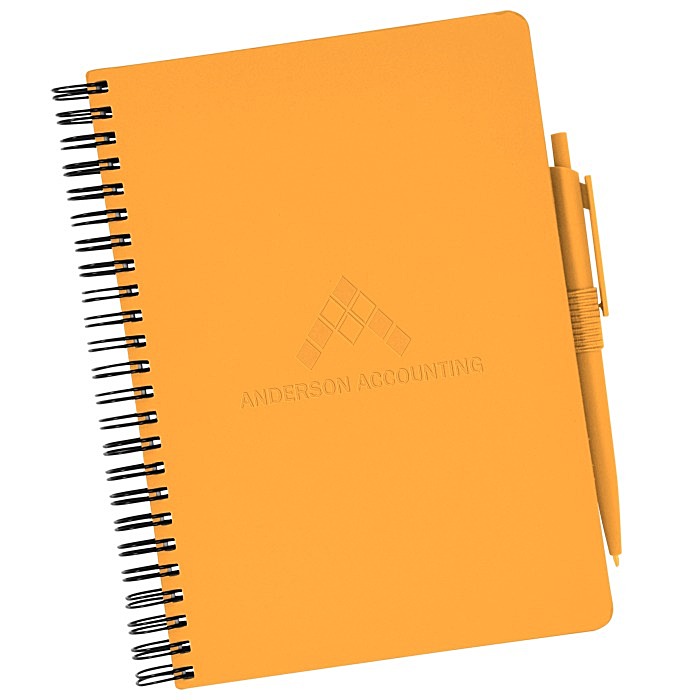 Custom Neoskin Torres Spiral Notebook with Pen
