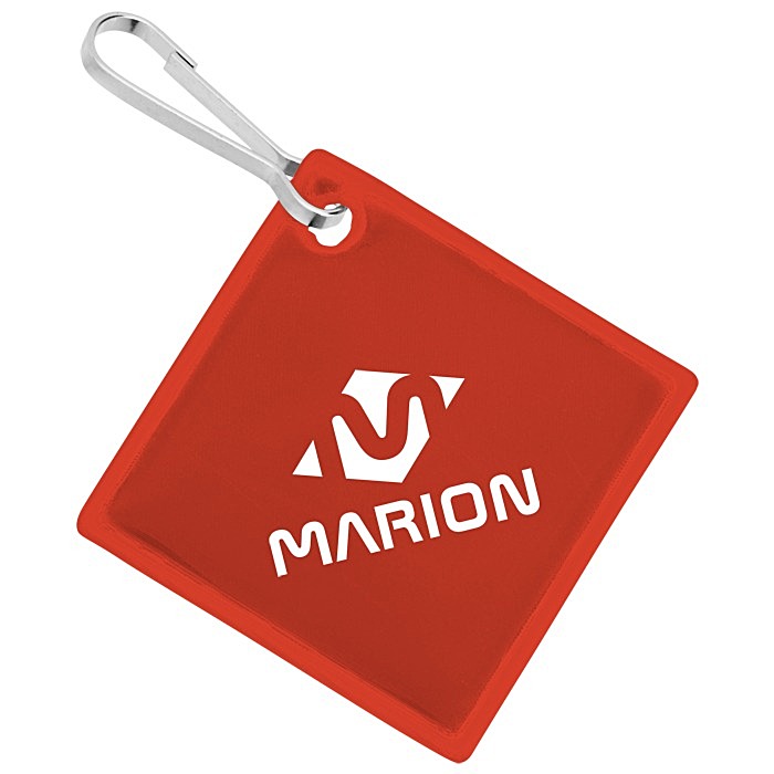 Custom Reflective Zipper Pull - Diamond