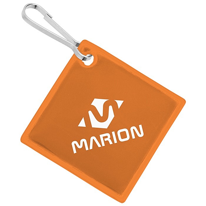 Custom Reflective Zipper Pull - Diamond