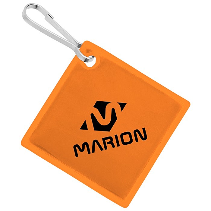 Custom Reflective Zipper Pull - Diamond