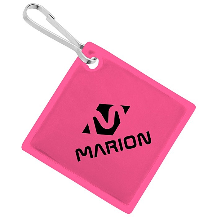 Custom Reflective Zipper Pull - Diamond