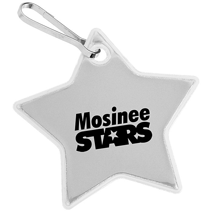 Custom Reflective Zipper Pull - Star