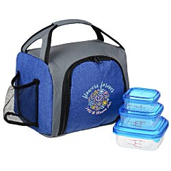 Custom Up Front Square Portion Control Lunch Set