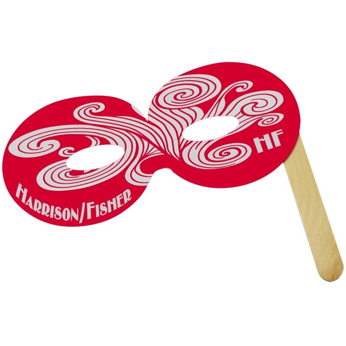Custom Round Mask on a Stick - Colours
