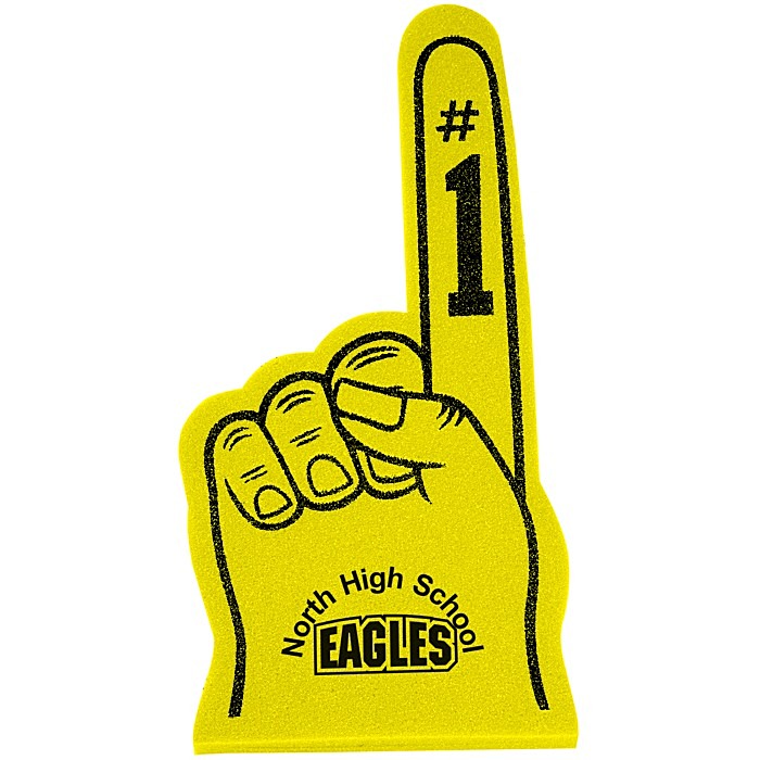 Custom Foam #1 Hand - 18 inches