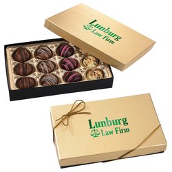 Custom Truffles - 12-Pieces - Gold Box