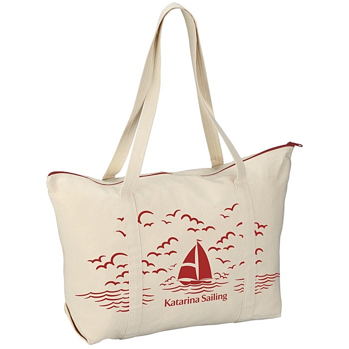 Custom Chroma Zip 10-oz Cotton Weekender