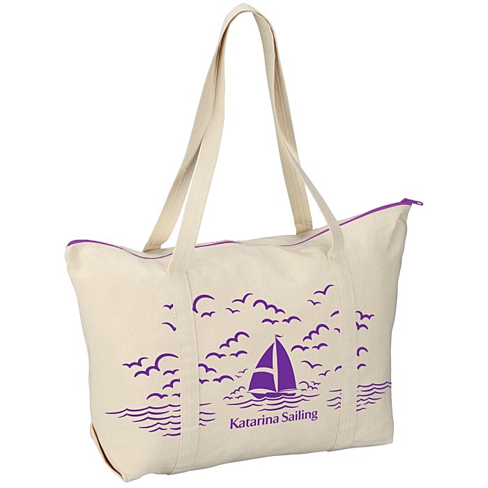 Custom Chroma Zip 10-oz Cotton Weekender