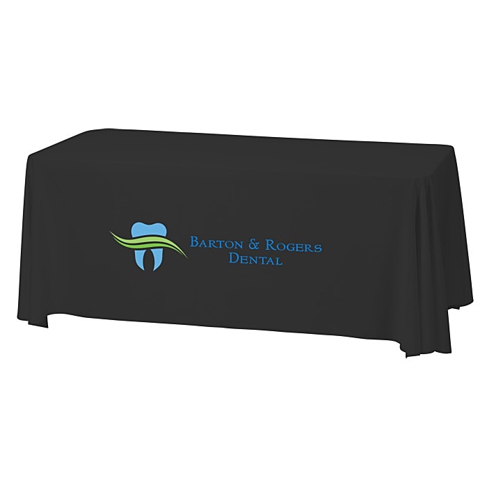 Custom Serged Closed-Back Stain Resistant Table Throw - 6 feet