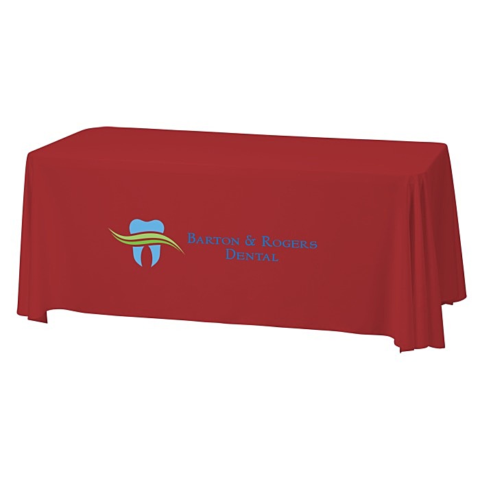Custom Serged Closed-Back Stain Resistant Table Throw - 6 feet