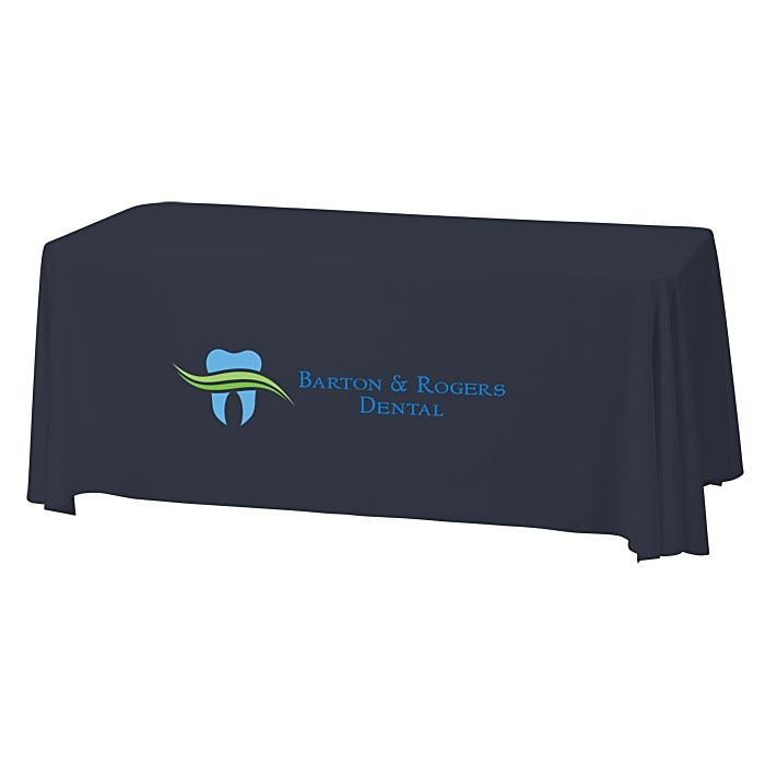 Custom Serged Closed-Back Stain Resistant Table Throw - 6 feet