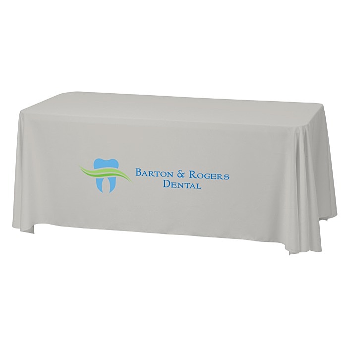 Custom Serged Closed-Back Stain Resistant Table Throw - 6 feet
