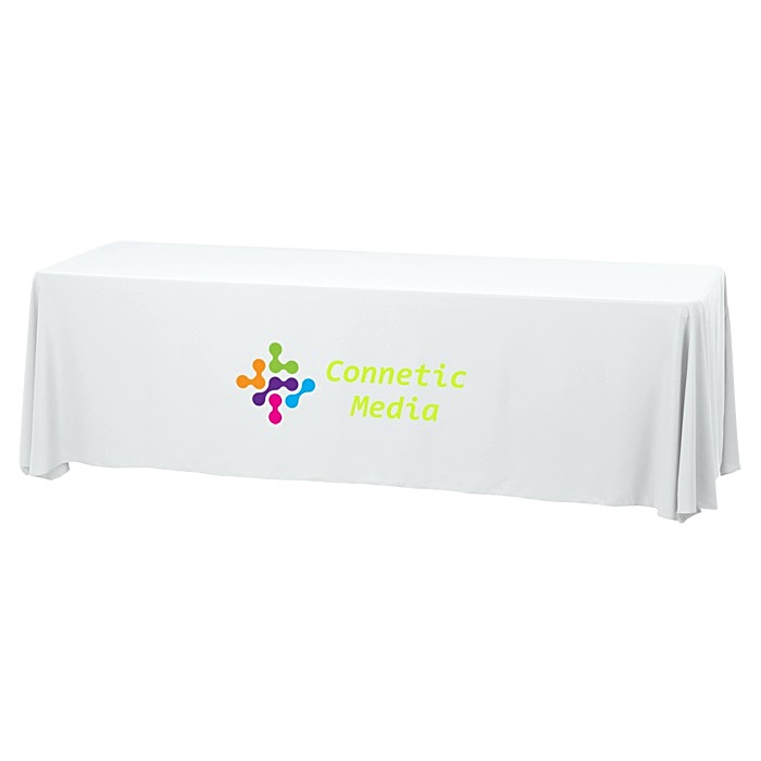 Custom Serged Closed-Back Stain Resistant Table Throw - 8 feet