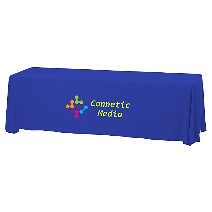 Custom Serged Closed-Back Stain Resistant Table Throw - 8 feet