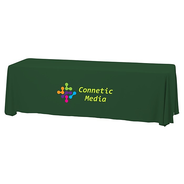 Custom Serged Closed-Back Stain Resistant Table Throw - 8 feet