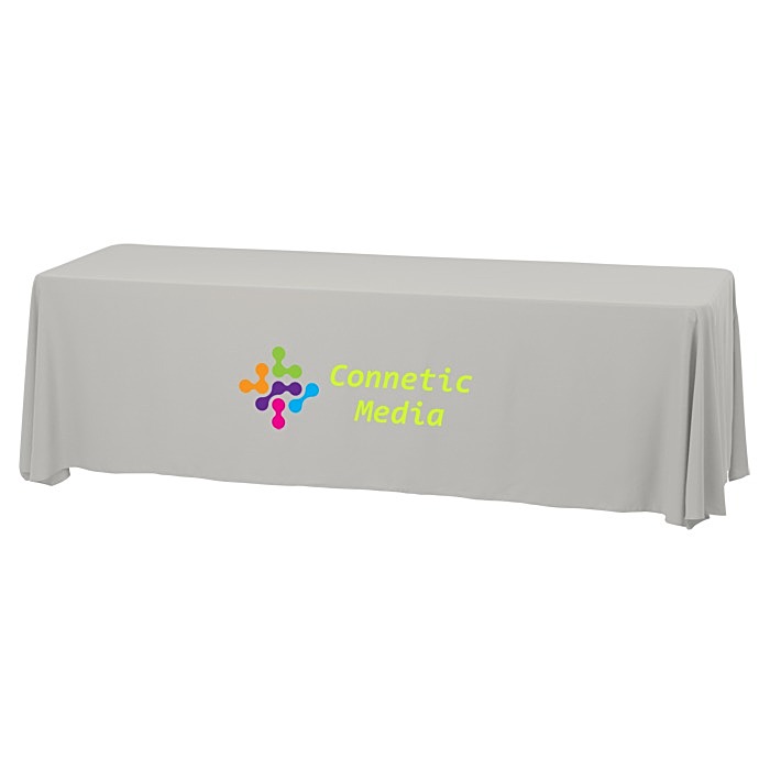 Custom Serged Closed-Back Stain Resistant Table Throw - 8 feet