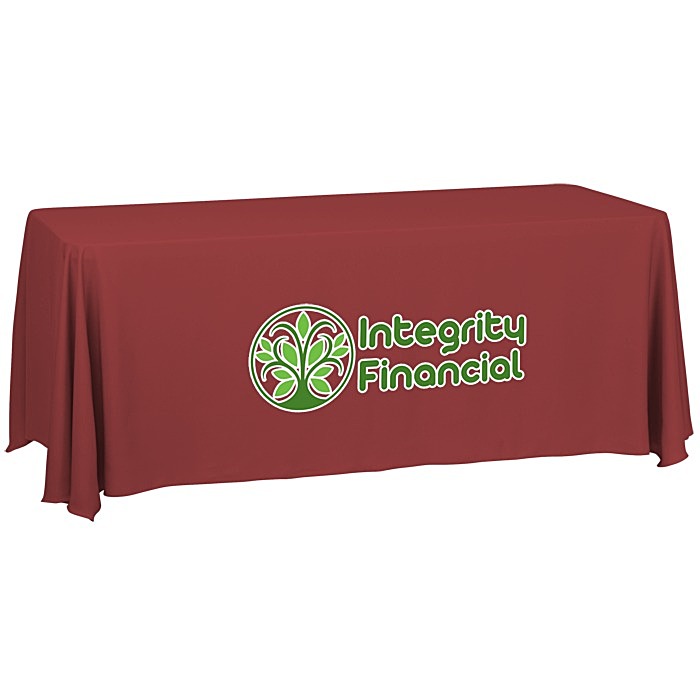 Custom Serged Closed-Back Table Throw - 6 feet