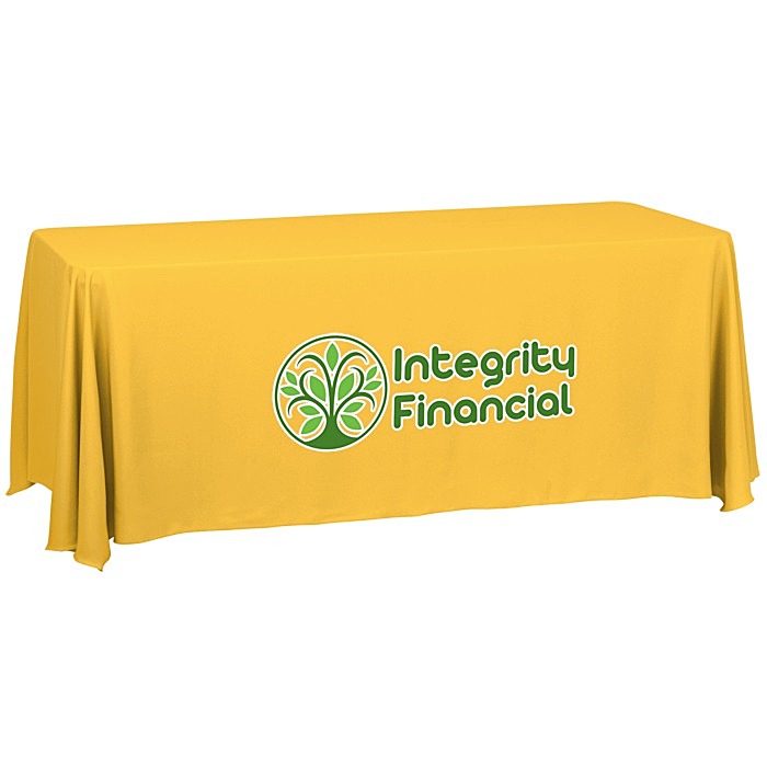 Custom Serged Closed-Back Table Throw - 6 feet