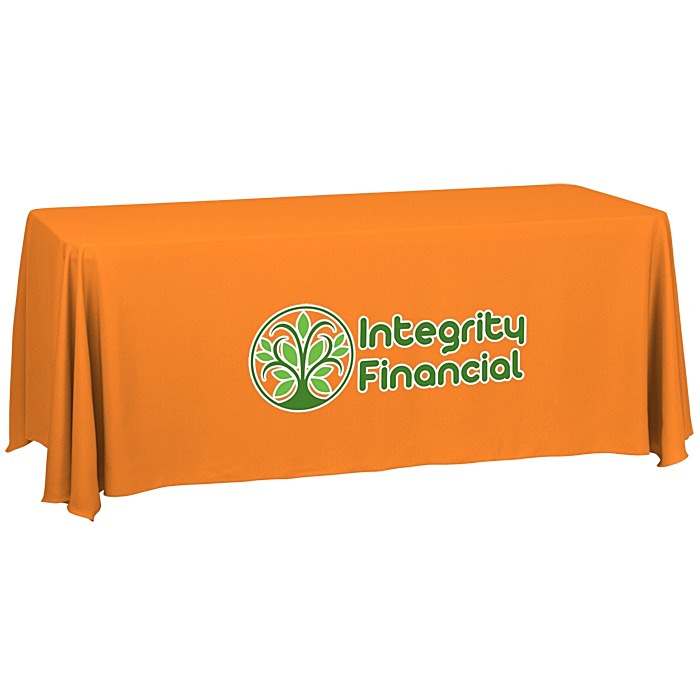 Custom Serged Closed-Back Table Throw - 6 feet