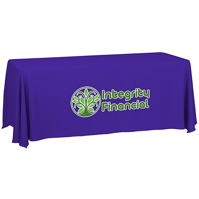 Custom Serged Closed-Back Table Throw - 6 feet