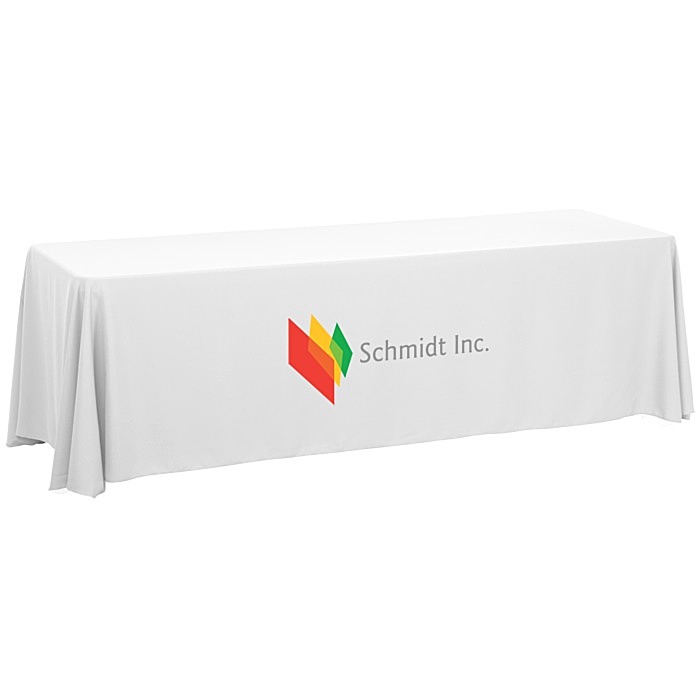 Custom Serged Closed-Back Table Throw - 8 feet