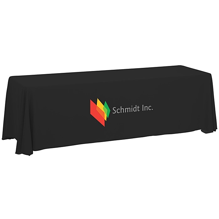 Custom Serged Closed-Back Table Throw - 8 feet