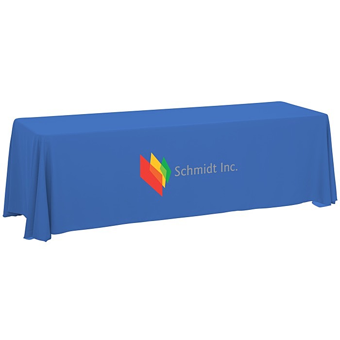 Custom Serged Closed-Back Table Throw - 8 feet