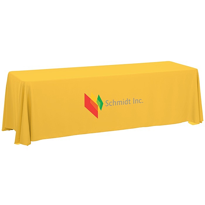 Custom Serged Closed-Back Table Throw - 8 feet