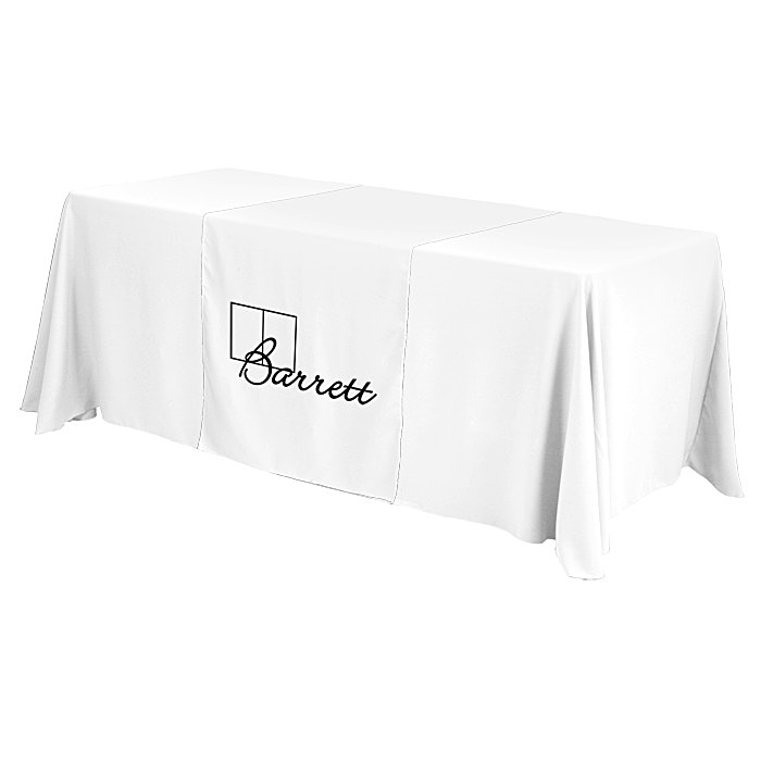 Custom Serged 6-foot Closed-Back Table Throw and Runner Kit