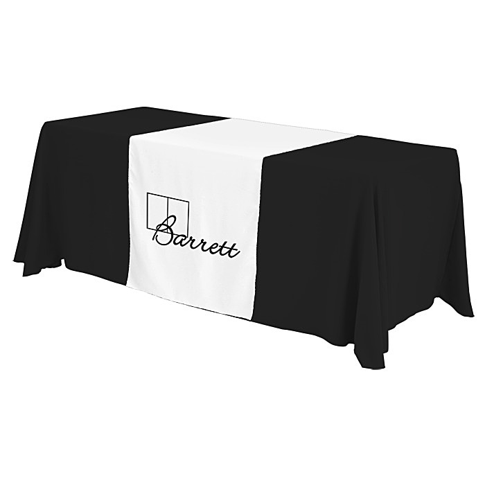 Custom Serged 6-foot Closed-Back Table Throw and Runner Kit